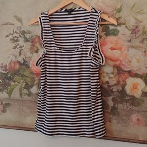 Striped jcrew tank top